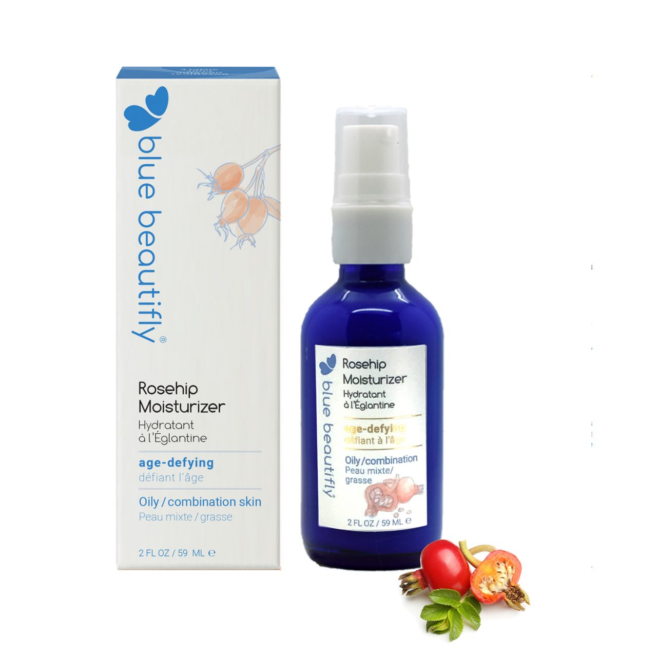 Rosehip Moisturizer - Blue Beautifly